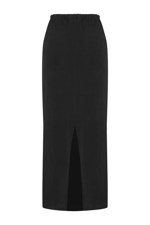  BAĞLAMA DETAYLI ÖRME UZUN ETEK