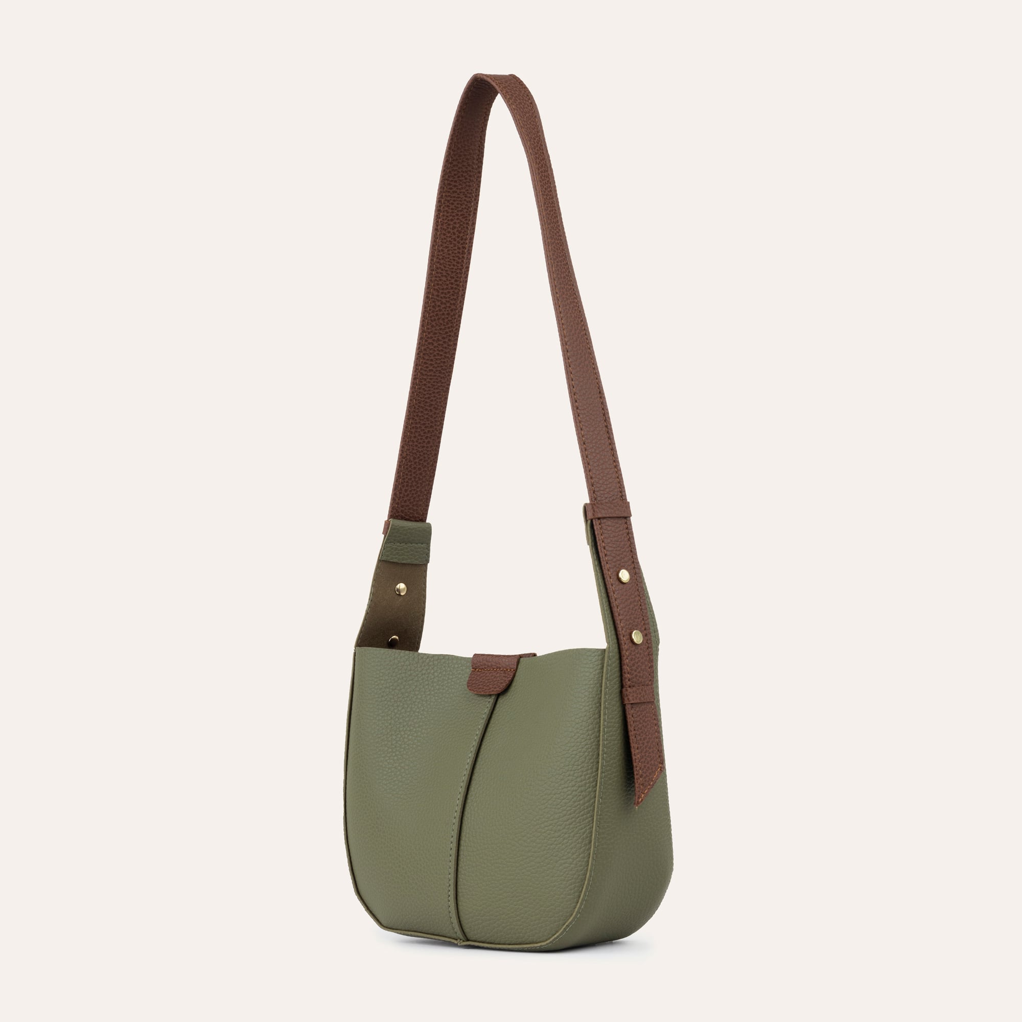 DERİ GÖRÜNÜMLÜ OMUZ ÇANTASI