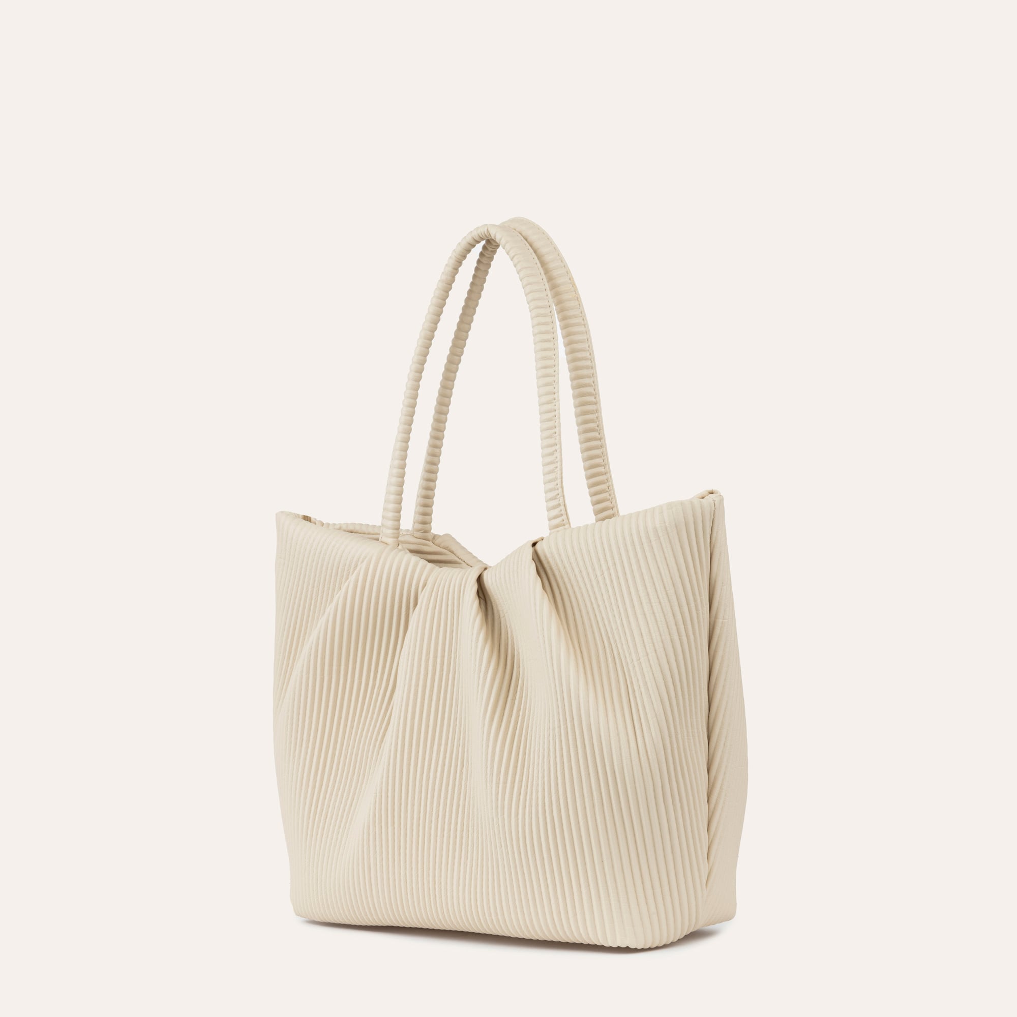 FİTİLLİ DERİ GÖRÜNÜMLÜ EL ÇANTASI