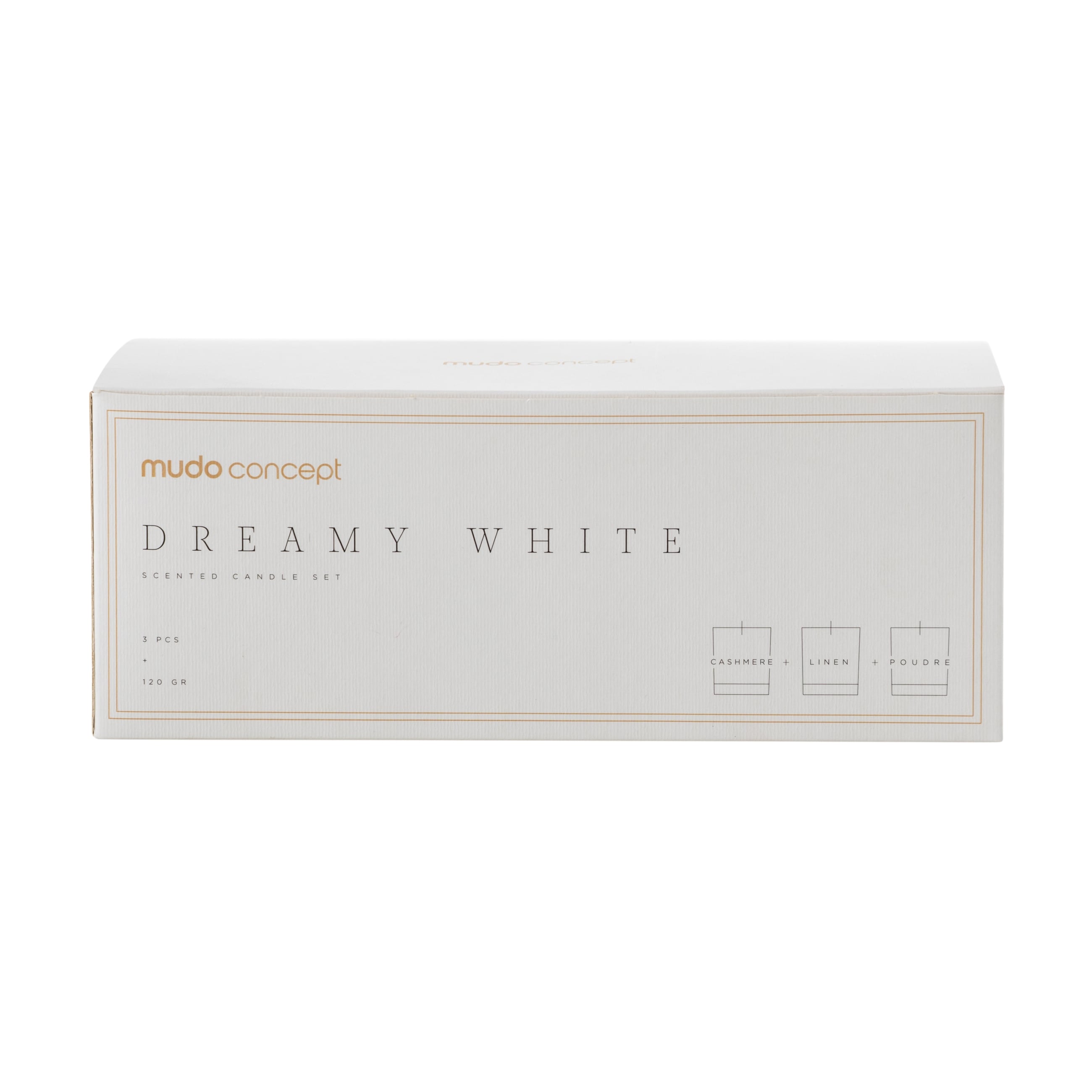DREAMY WHITE 3x120 GR SET MUM