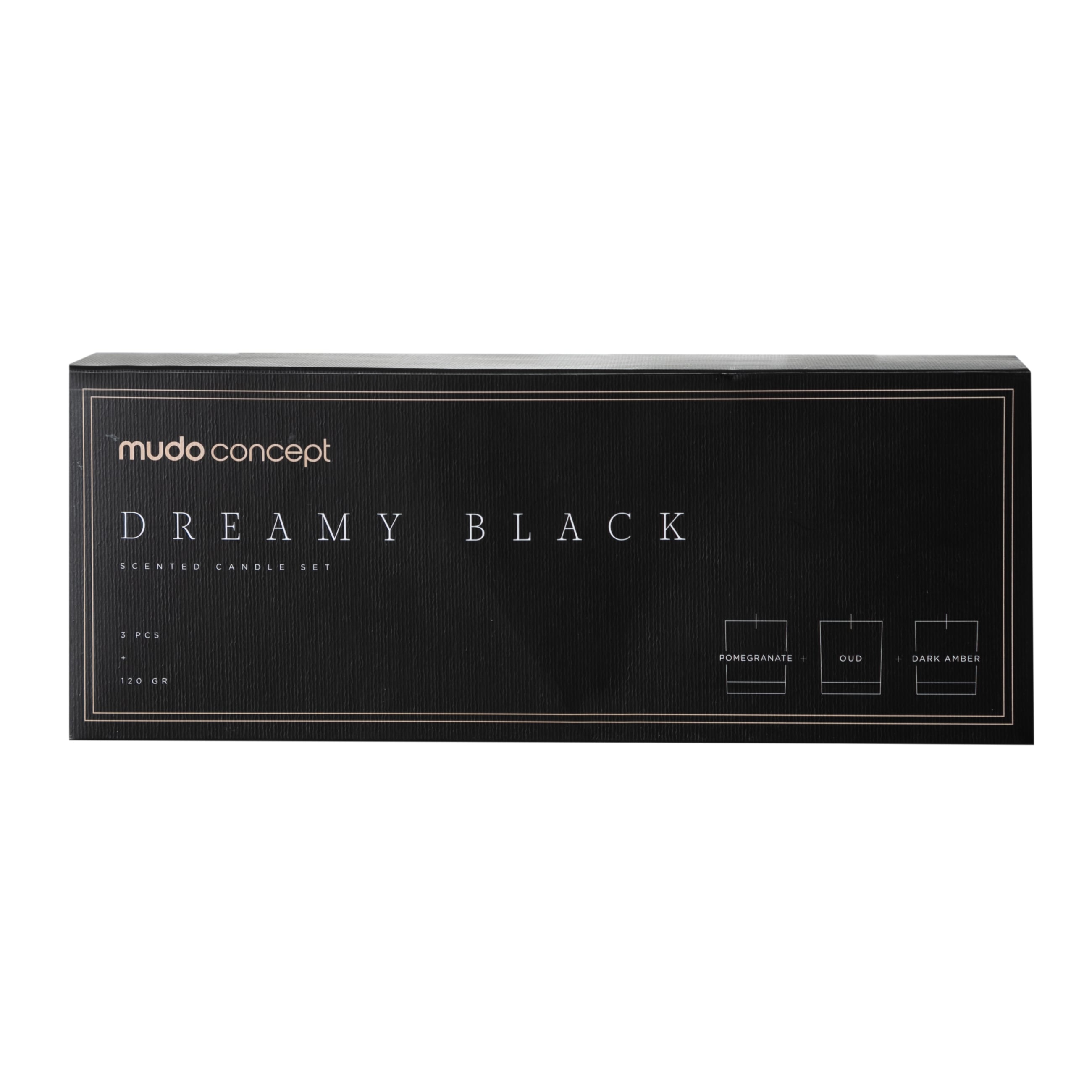 DREAMY BLACK 3x120 GR SET MUM