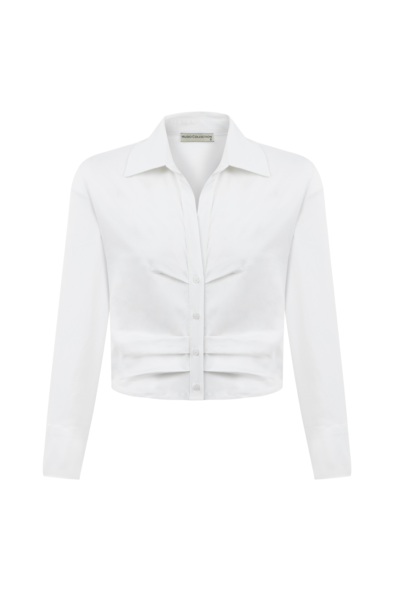 OVERSIZE CROP GÖMLEK