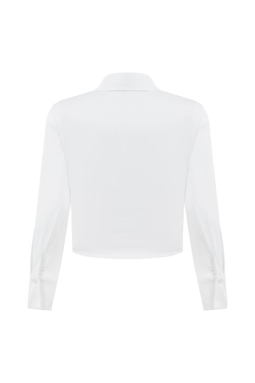  OVERSIZE CROP GÖMLEK