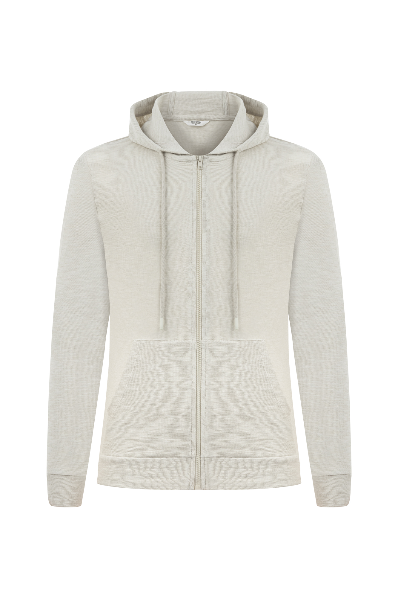 KAPÜŞONLU FERMUARLI SWEATSHIRT