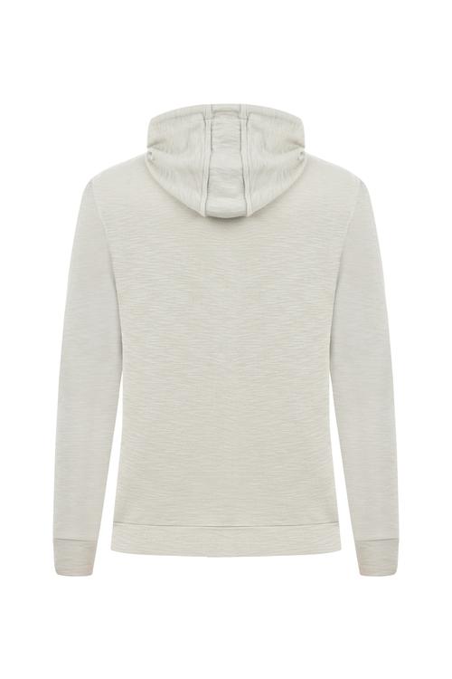  KAPÜŞONLU FERMUARLI SWEATSHIRT