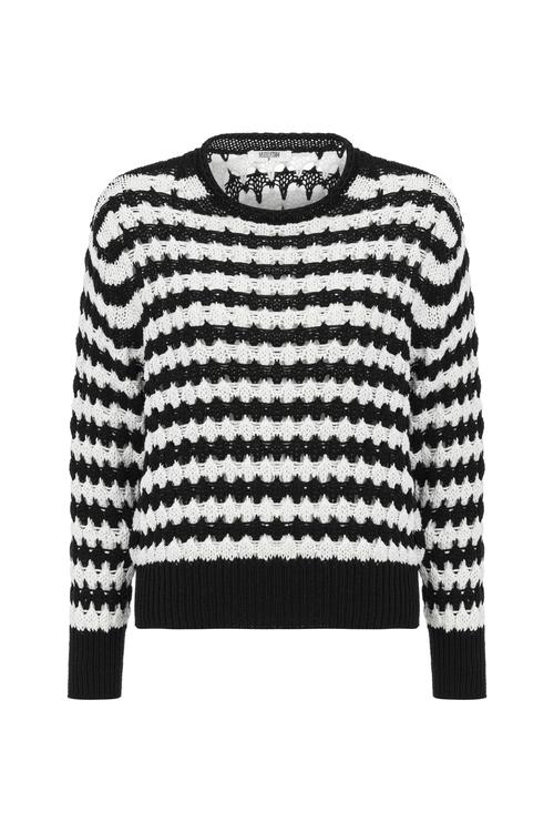  AJURLU BİSİKLET YAKA TRİKO KAZAK