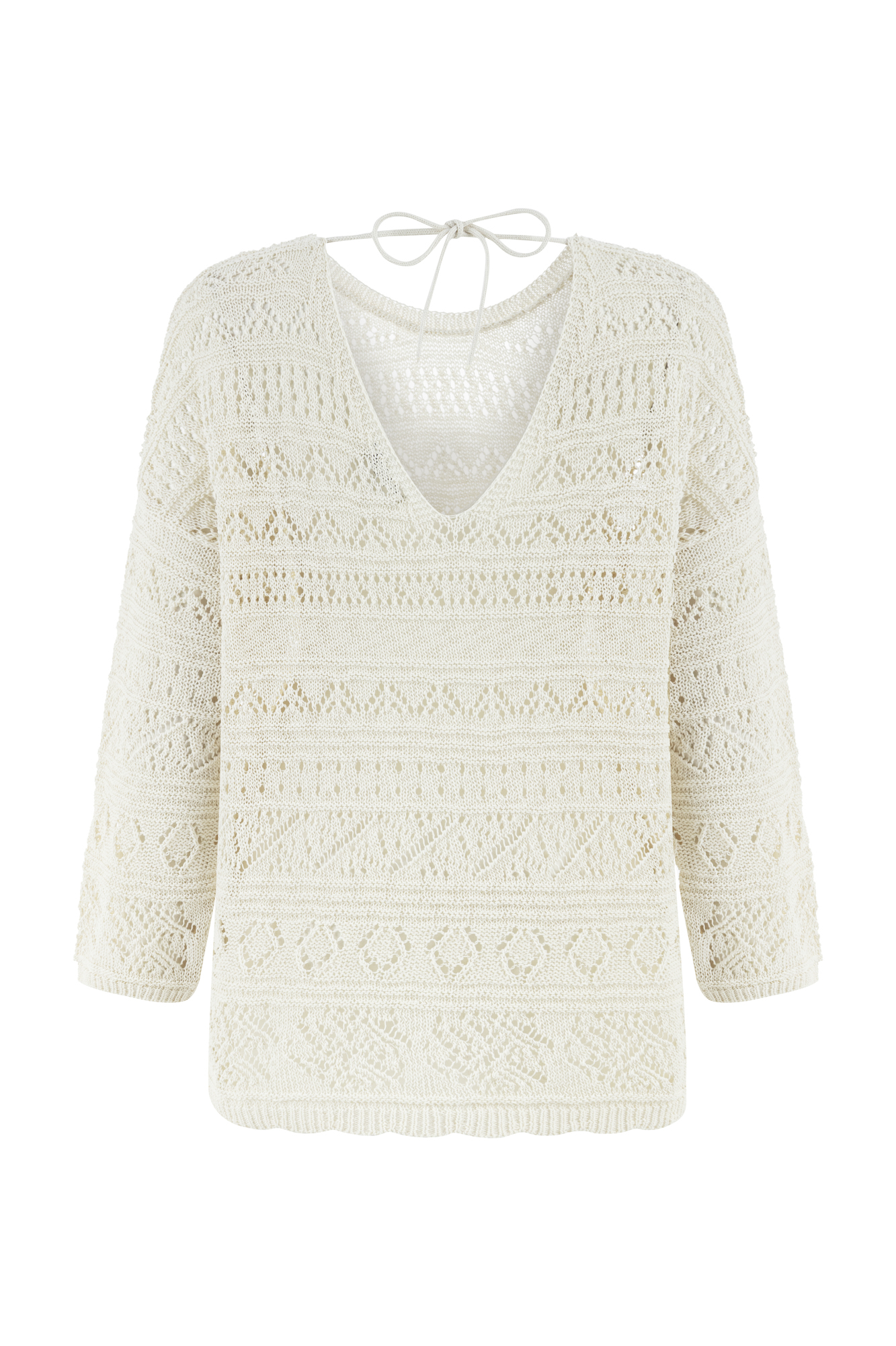 BAĞLAMA DETAYLI UZUN KOLLU TRİKO