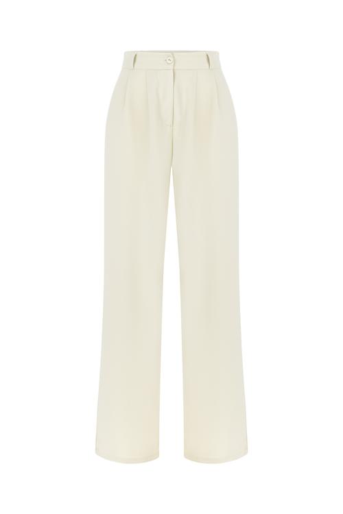  PENS DETAYLI WIDE LEG KLASİK PANTOLON