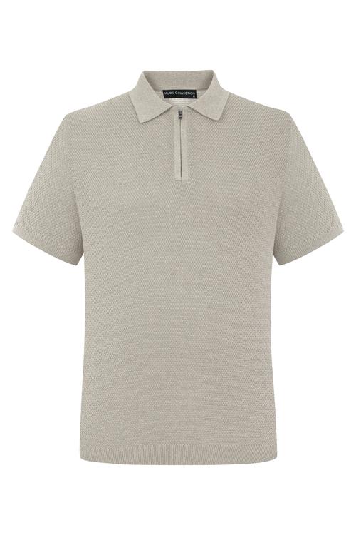  DOKULU POLO YAKA KISA KOLLU TRİKO