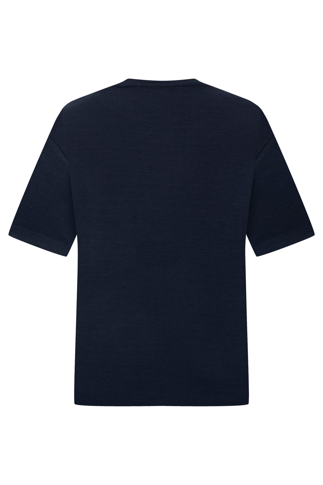 BİSİKLET YAKA KISA KOLLU OVERSIZE T-SHIRT