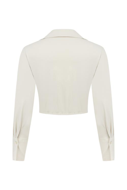  KRUVAZE CROP SMART BLUZ