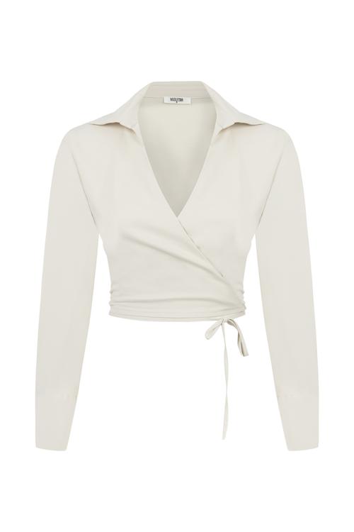  KRUVAZE CROP SMART BLUZ