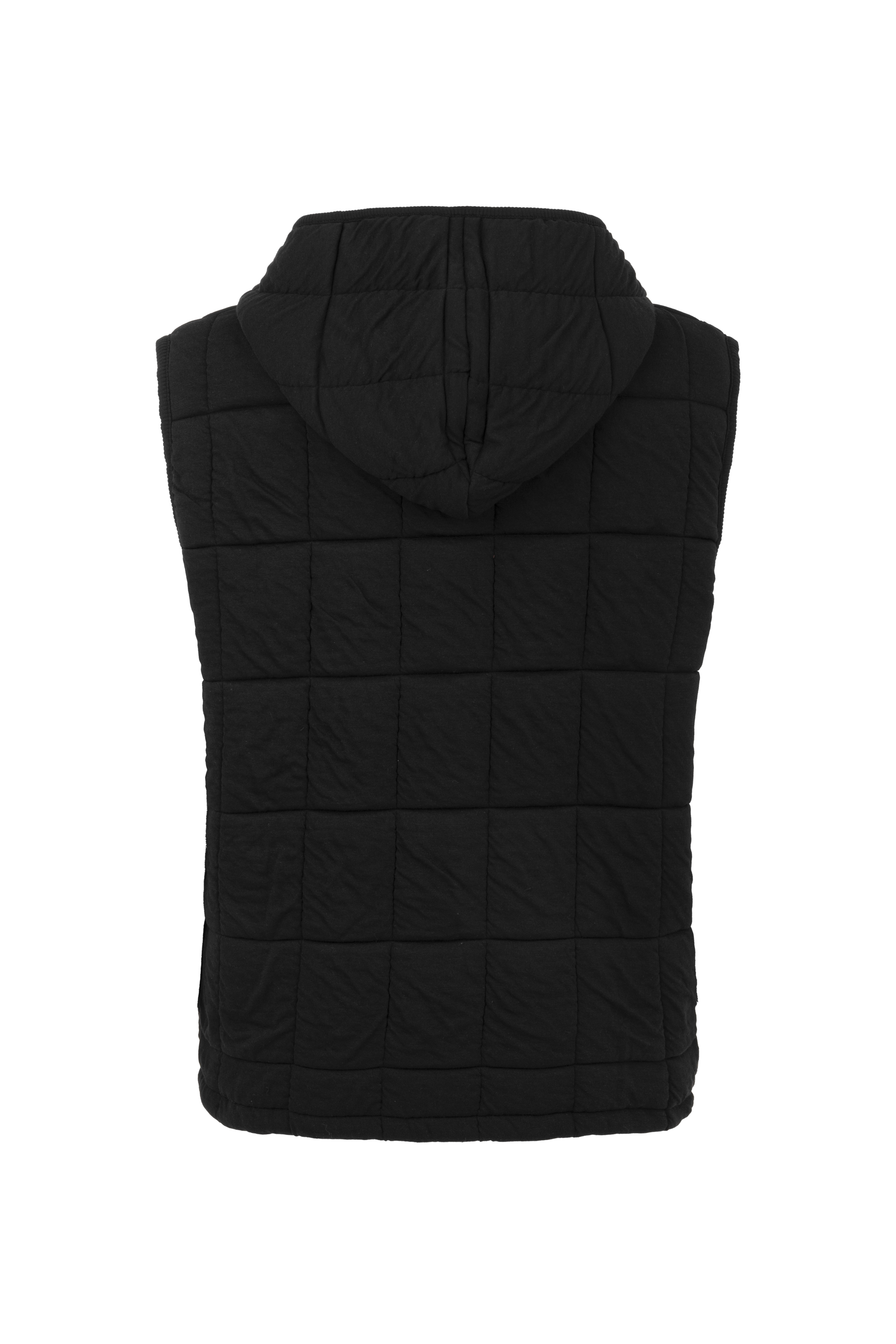 KAPİTONELİ KAPÜŞONLU YELEK