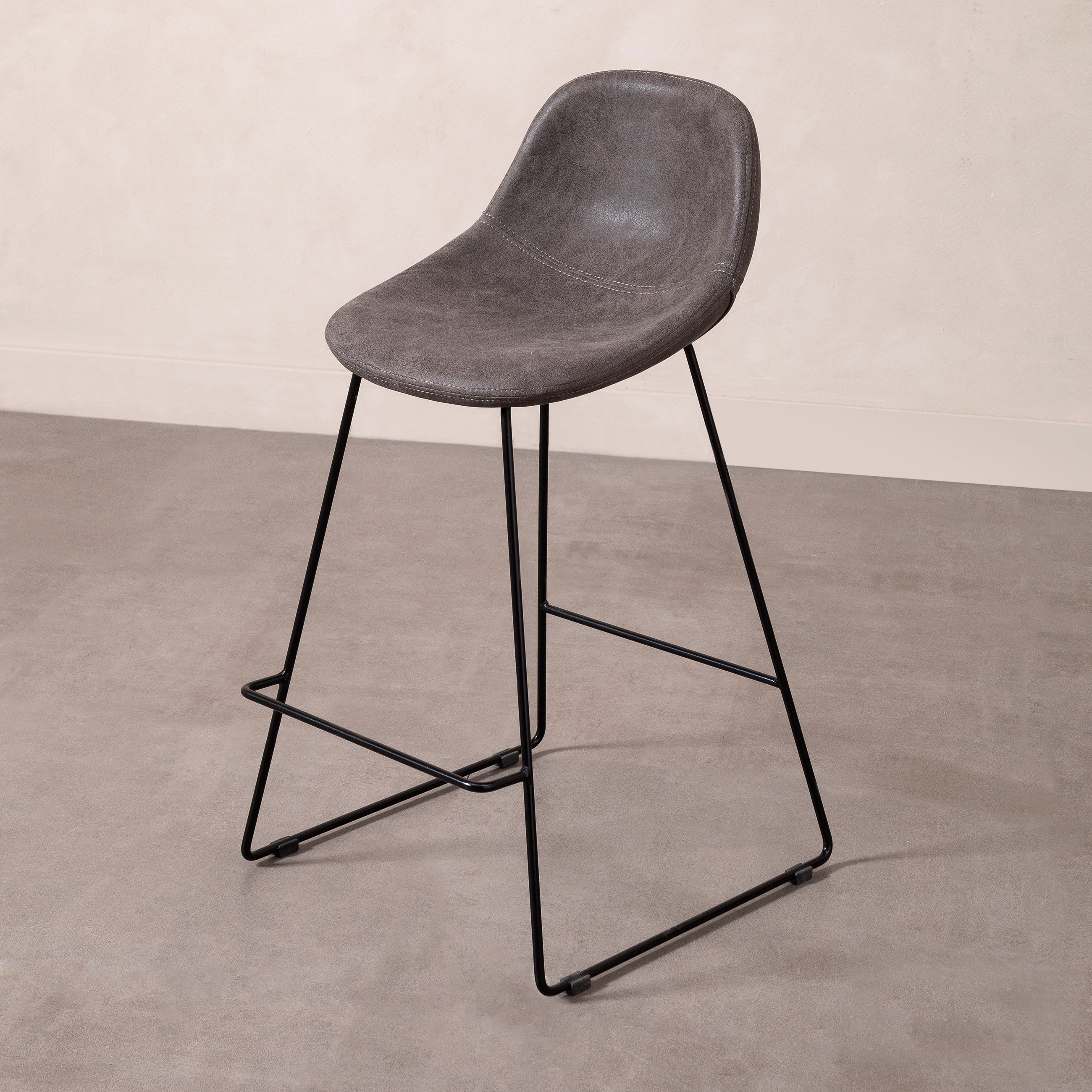 LONDON NEO BAR SANDALYESİ ANTRASİT