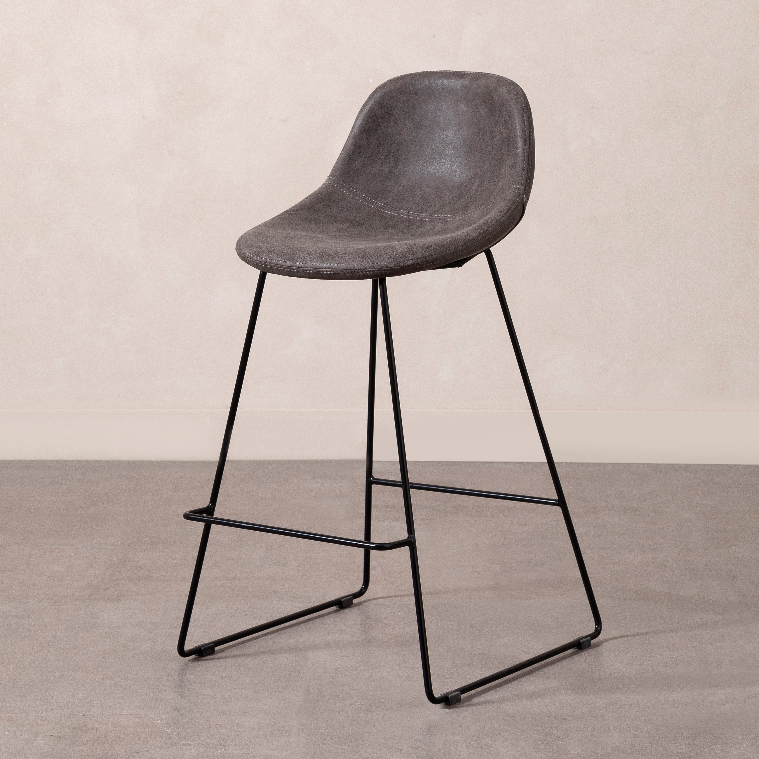 LONDON NEO BAR SANDALYESİ ANTRASİT