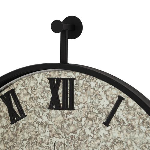  ANTIQUE METAL DUVAR SAATİ SILVER 50CM