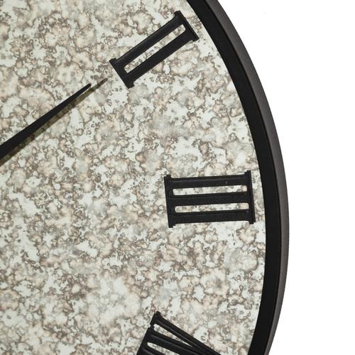  ANTIQUE METAL DUVAR SAATİ SILVER 50CM