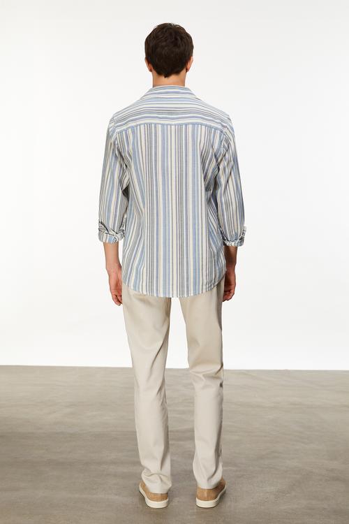  ÇİZGİLİ REGULAR FIT GÖMLEK