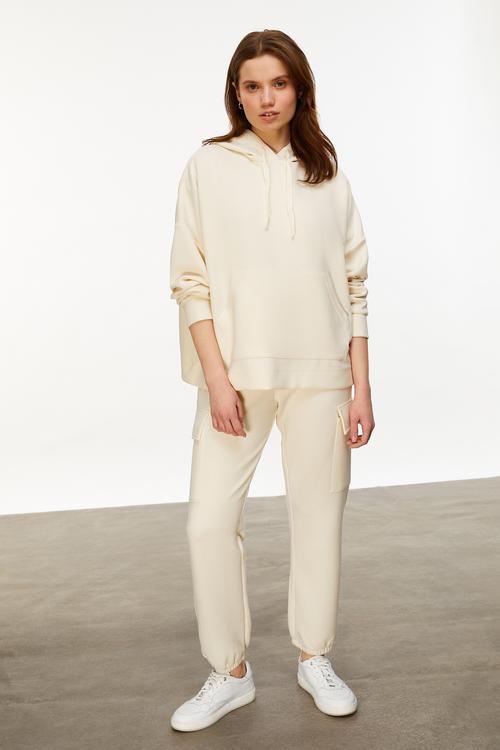  MODAL KARIŞIMLI KAPÜŞONLU SWEATSHIRT