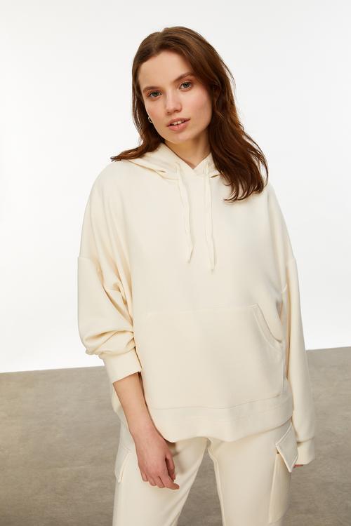  MODAL KARIŞIMLI KAPÜŞONLU SWEATSHIRT