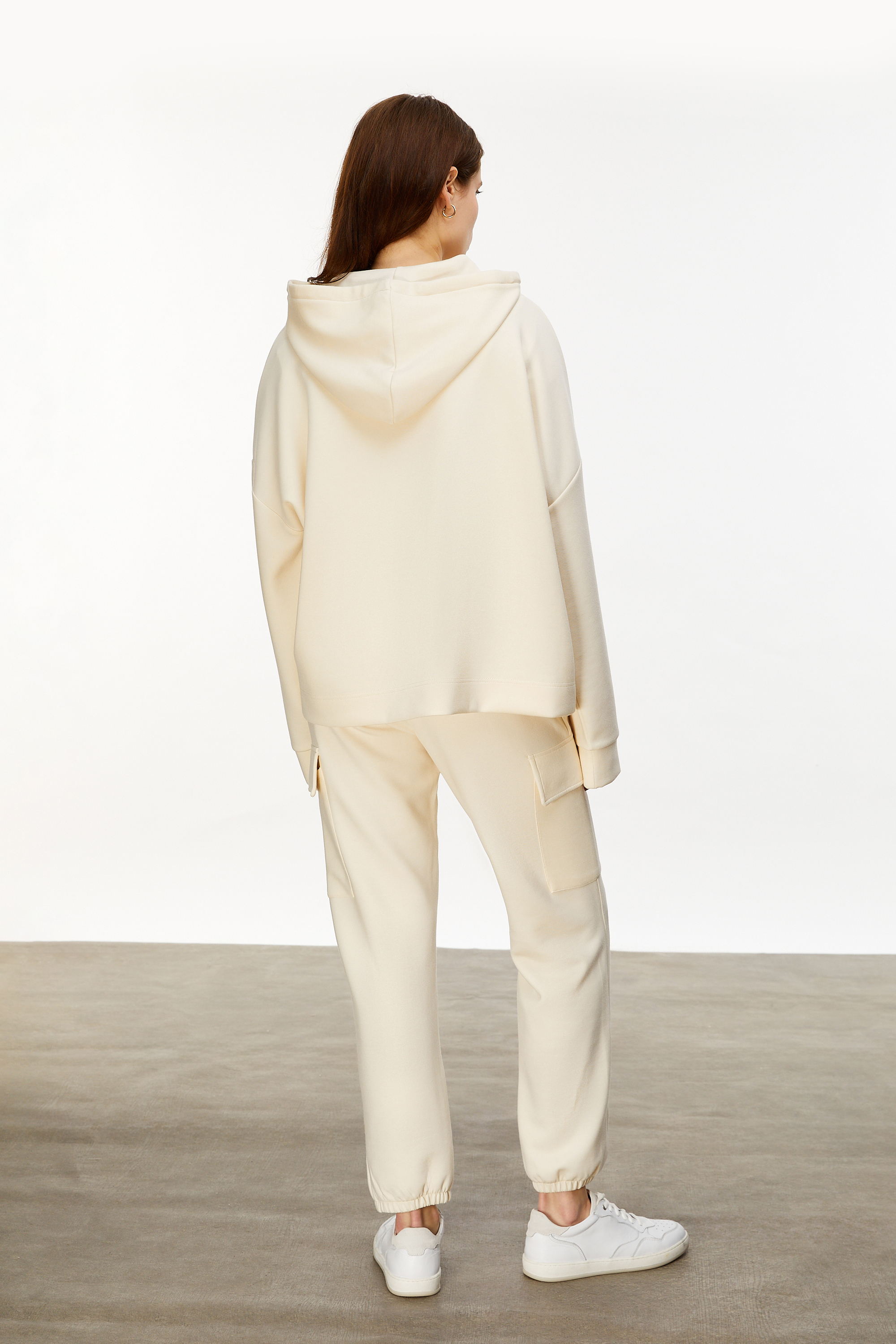 MODAL KARIŞIMLI KAPÜŞONLU SWEATSHIRT