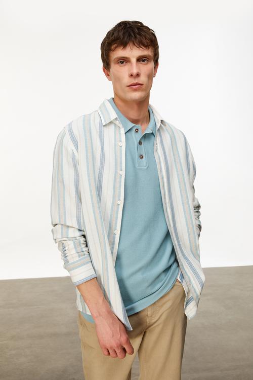  ÇİZGİLİ REGULAR FIT GÖMLEK