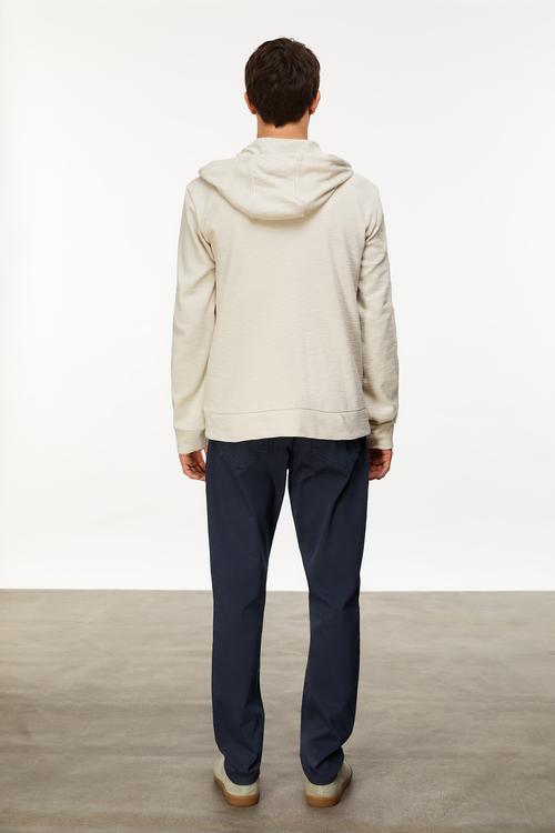  KAPÜŞONLU FERMUARLI SWEATSHIRT