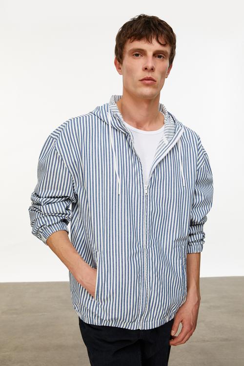  ÇİZGİLİ CASUAL CEKET