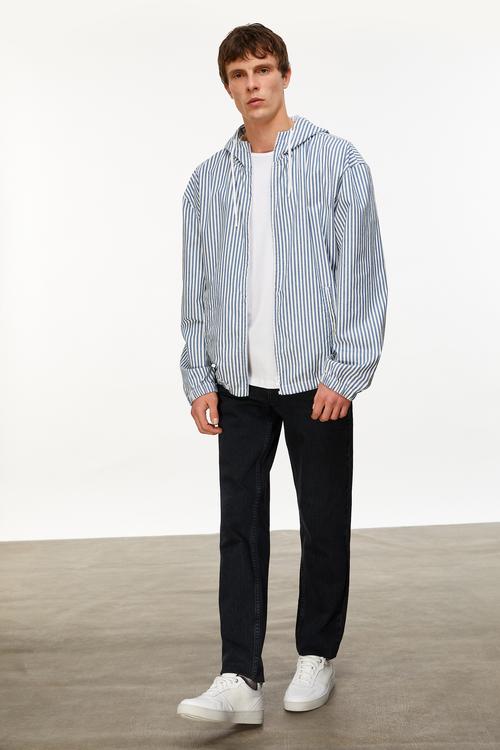  ÇİZGİLİ CASUAL CEKET