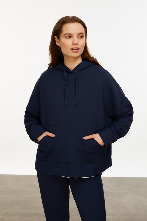  MODAL KARIŞIMLI KAPÜŞONLU SWEATSHIRT