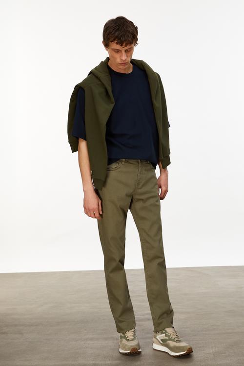  BİSİKLET YAKA KISA KOLLU OVERSIZE T-SHIRT