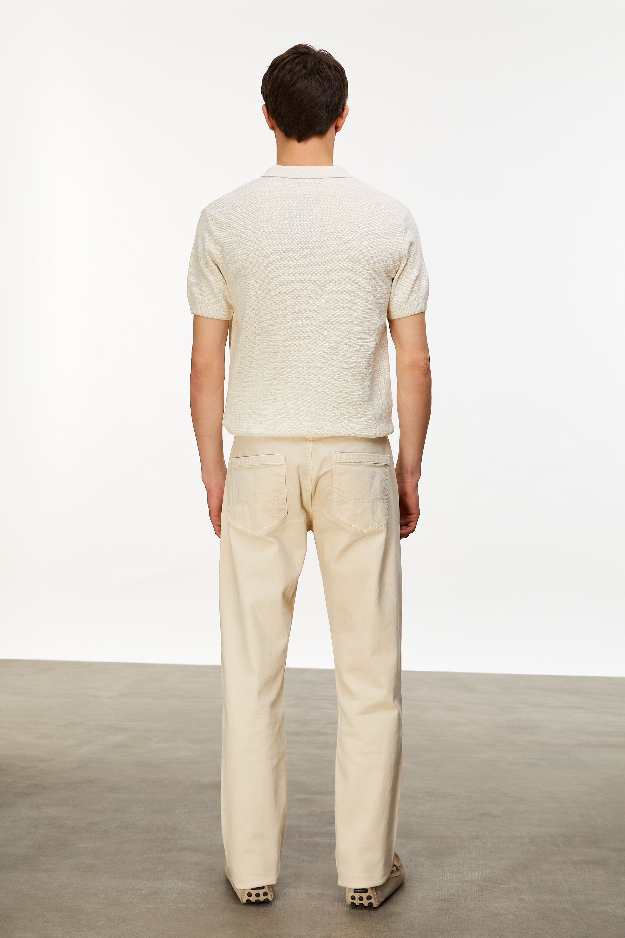 DOKULU POLO YAKA KISA KOLLU TRİKO