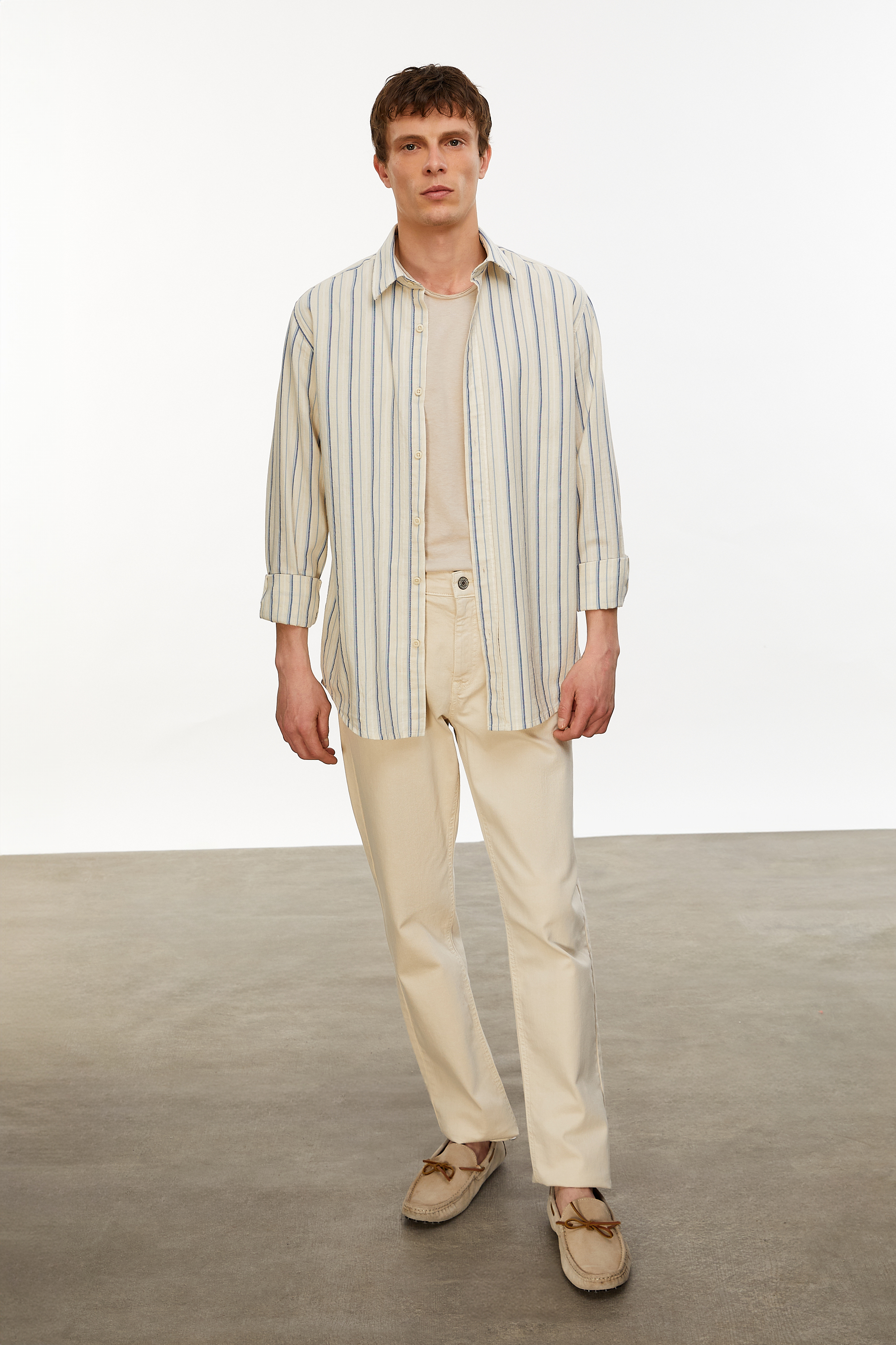 ÇİZGİLİ REGULAR FIT GÖMLEK