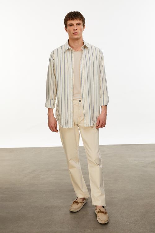  ÇİZGİLİ REGULAR FIT GÖMLEK