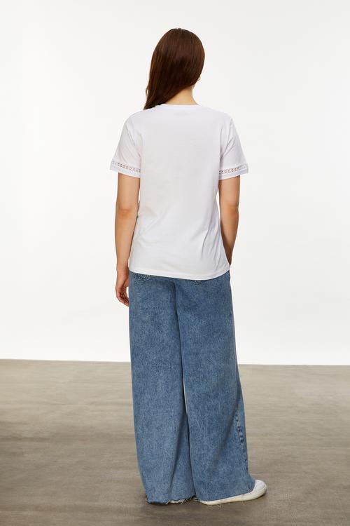  BİSİKLET YAKA KISA KOLLU T-SHIRT