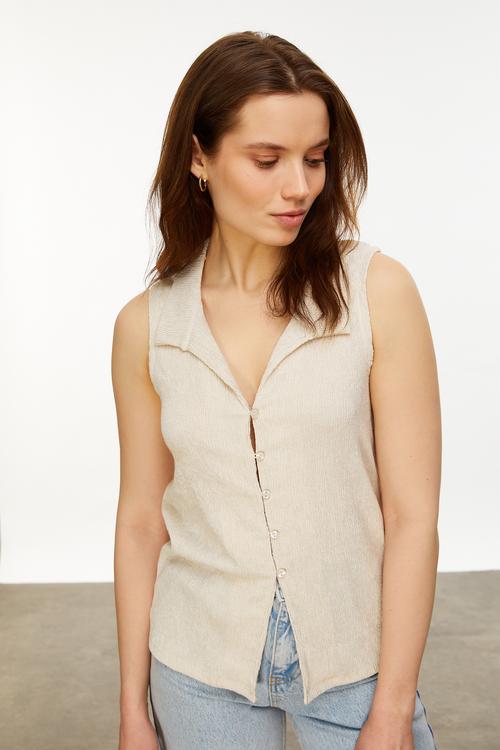  KOLSUZ PİLİSELİ CASUAL BLUZ