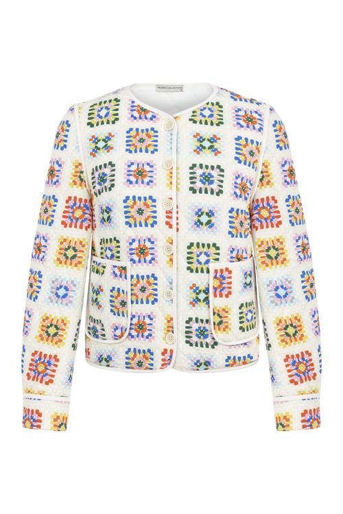  ÇİÇEK DESENLİ SMART CEKET