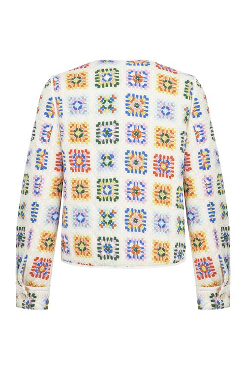  ÇİÇEK DESENLİ SMART CEKET