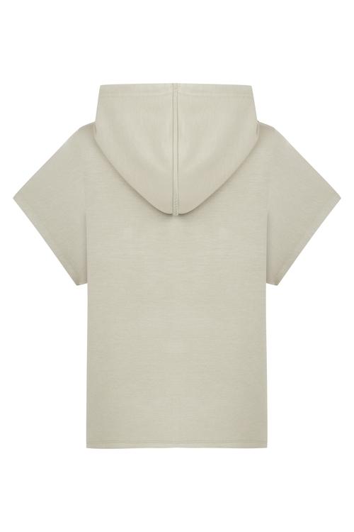  MODAL KARIŞIMLI KISA KOLLU SWEATSHIRT