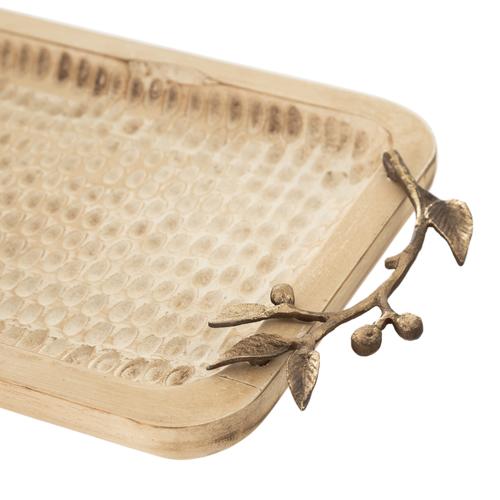  BELGRAD DEKORATİF TEPSİ 25X40X3 CM