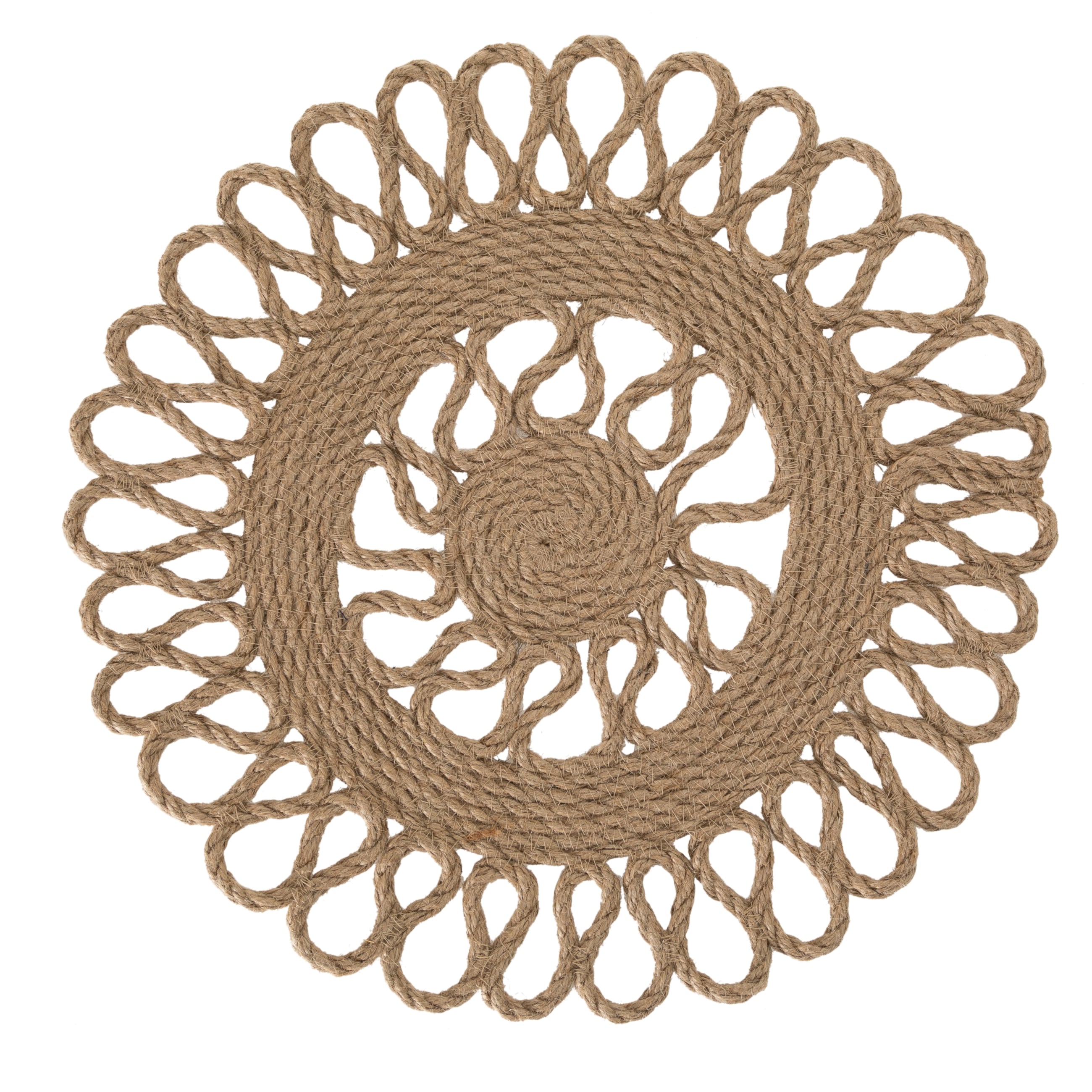 JÜT DESENLİ AMERİKAN SERVİS 37CM- FLOWER