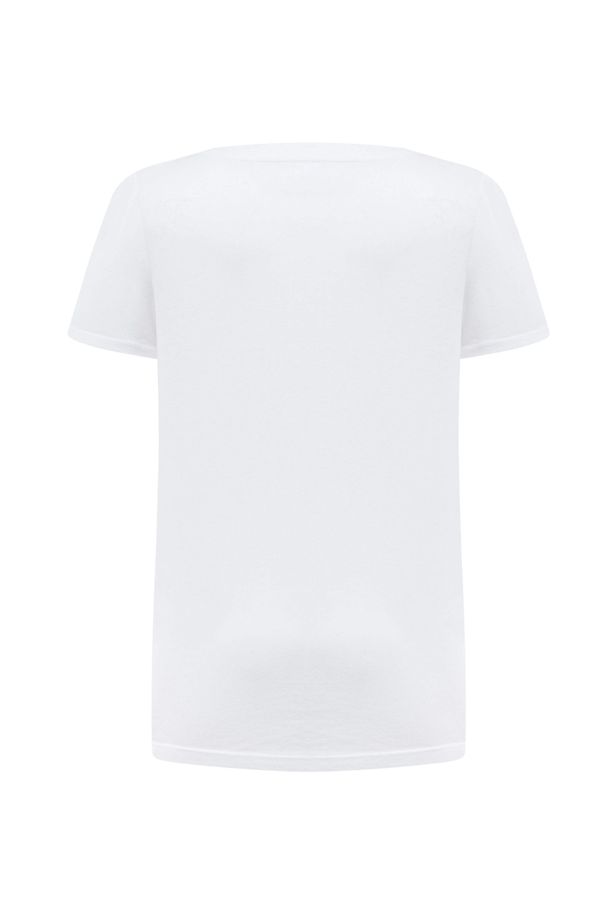 V YAKA KISA KOLLU T-SHIRT