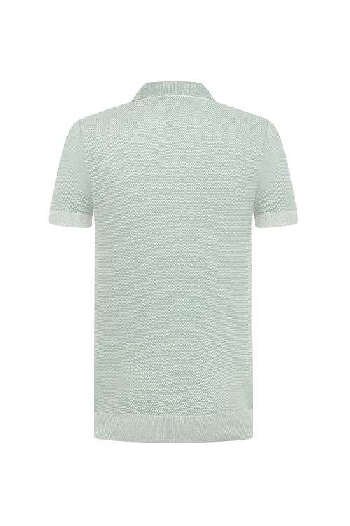  DOKULU POLO YAKA KISA KOLLU TRİKO