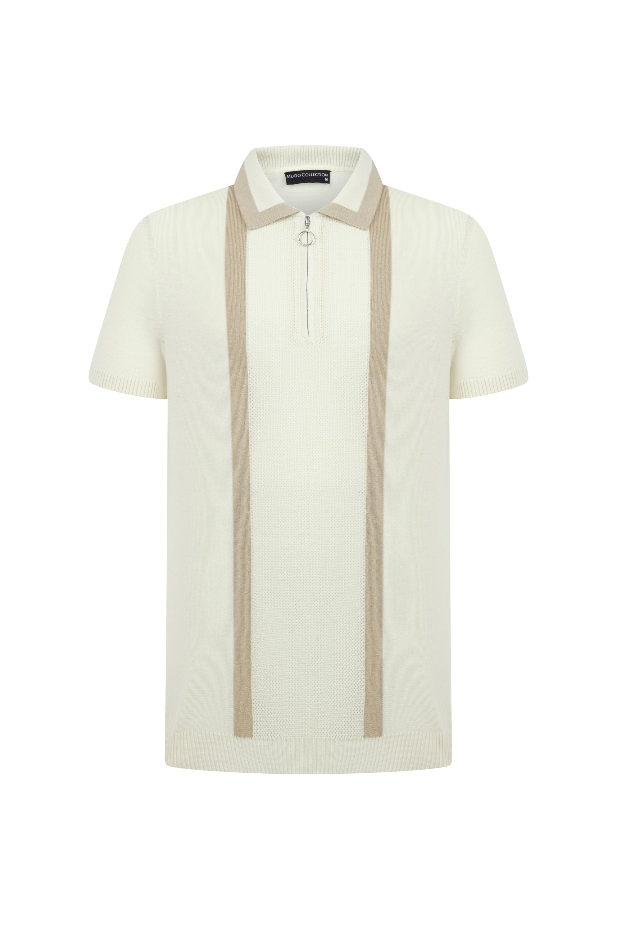 RENK BLOKLU POLO YAKA KISA KOLLU TRİKO