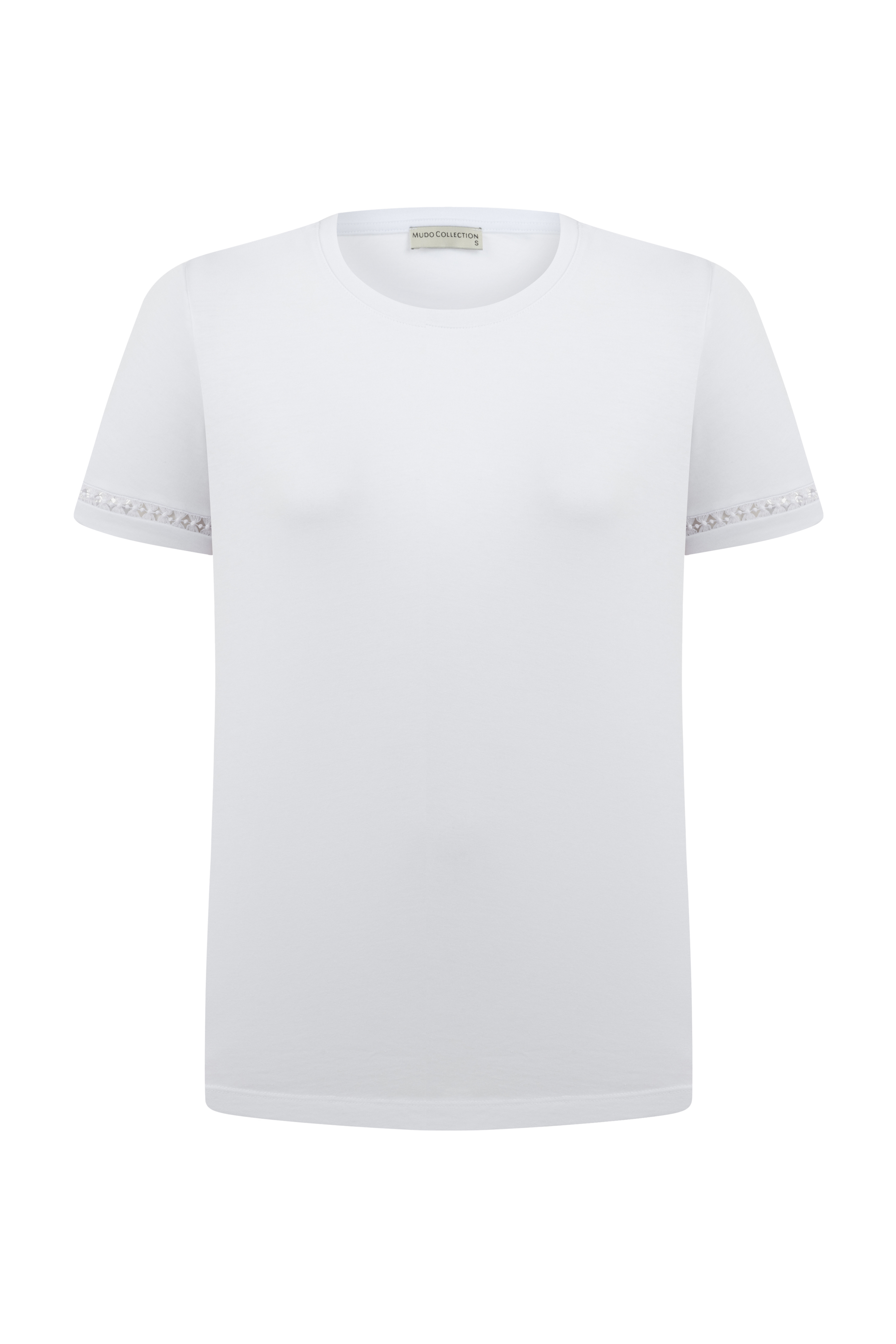 BİSİKLET YAKA KISA KOLLU T-SHIRT