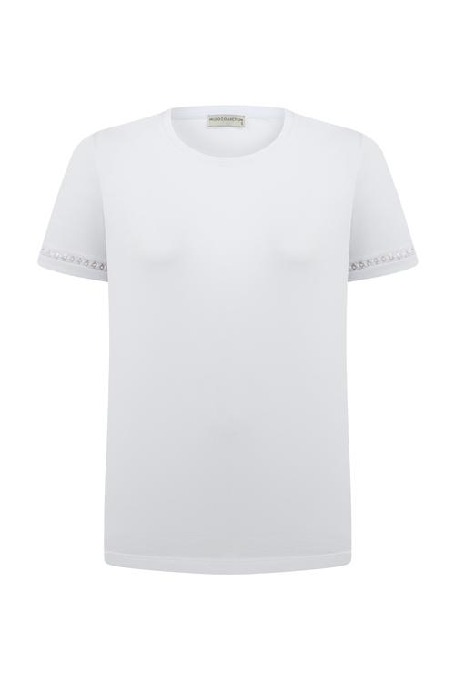  BİSİKLET YAKA KISA KOLLU T-SHIRT