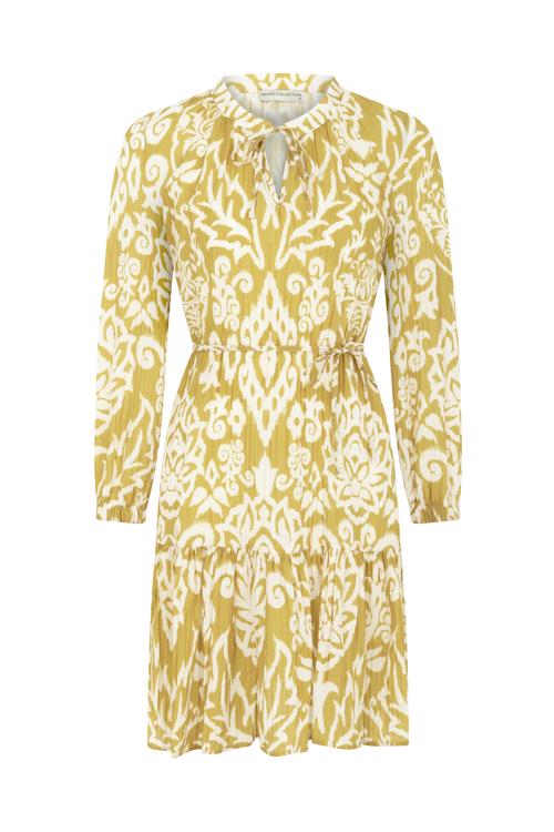  ETNİK DESENLİ MİNİ KLOŞ ELBİSE