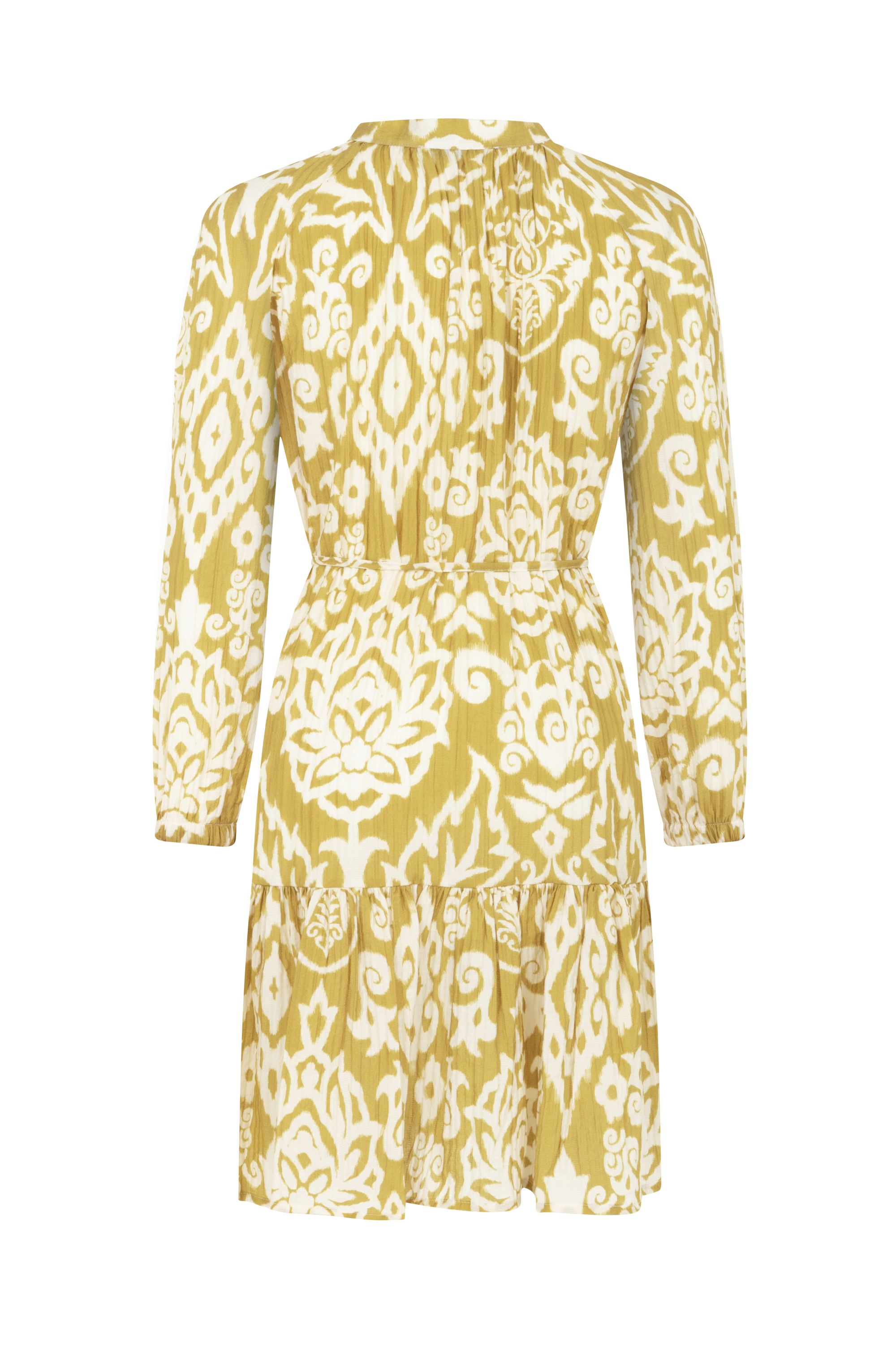 ETNİK DESENLİ MİNİ KLOŞ ELBİSE