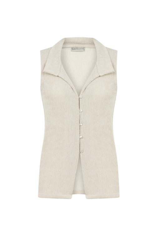  KOLSUZ PİLİSELİ CASUAL BLUZ