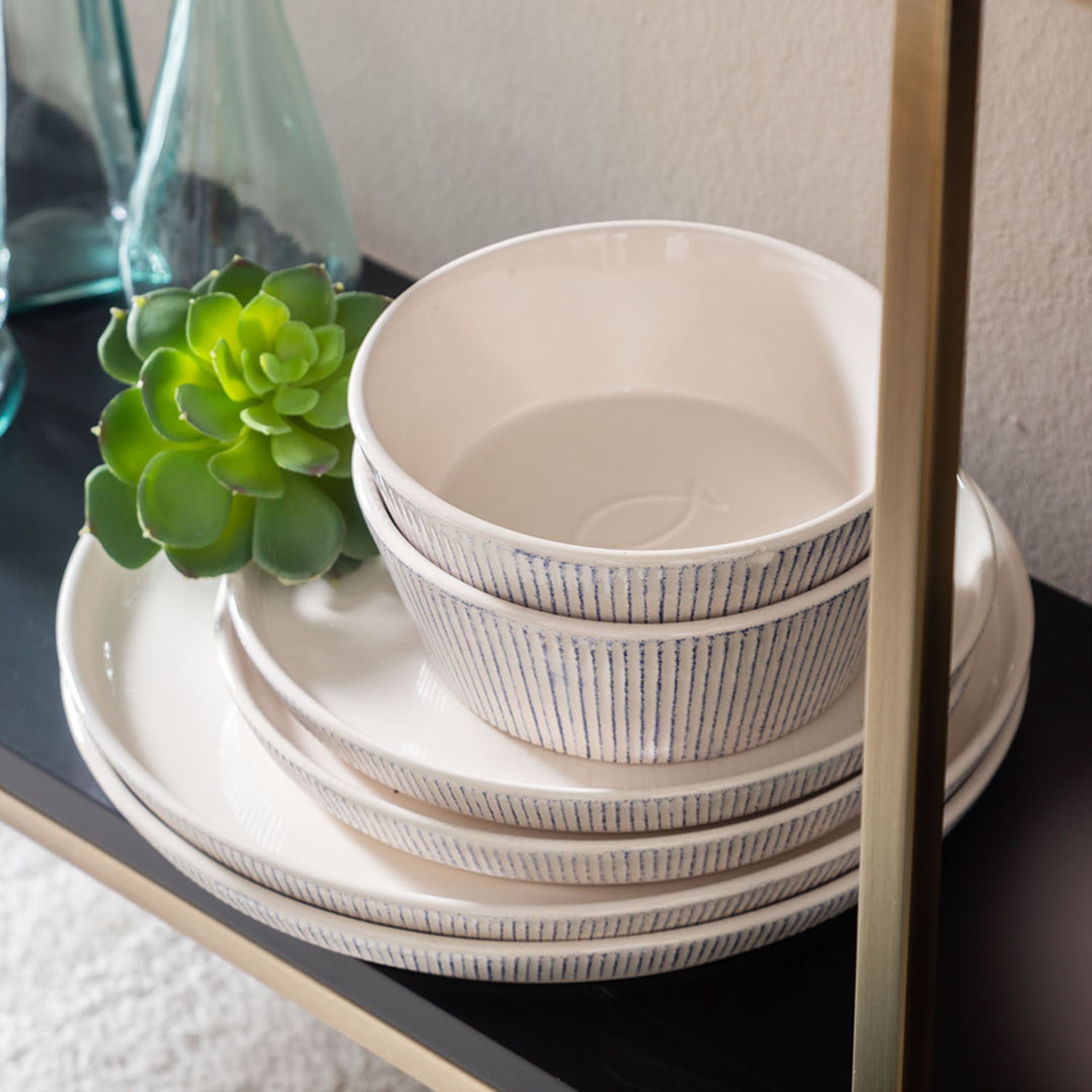 NEW YORK PASTA TABAĞI SETİ  21CM- 6LI